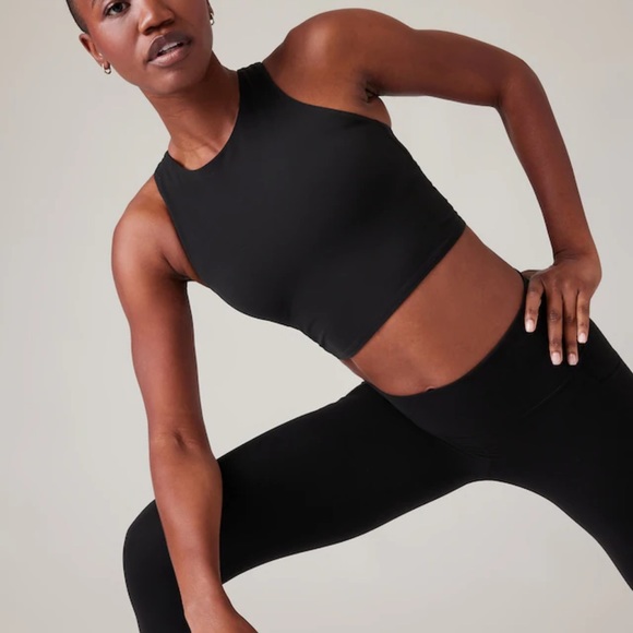 Athleta Tops - Athleta conscious crop in animal print